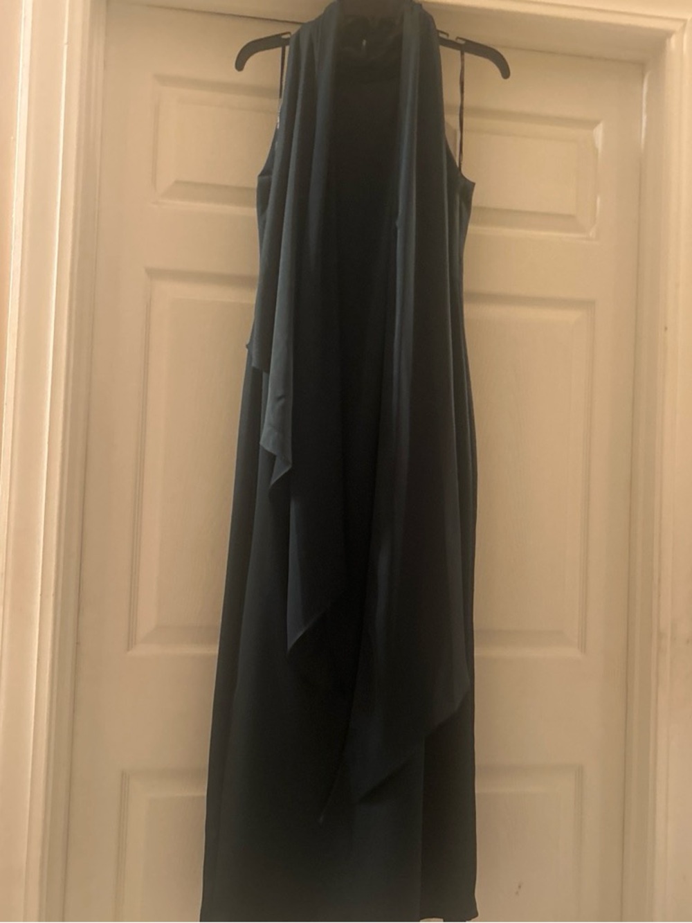 Vince Camuto Teal Layered Maxi Dress